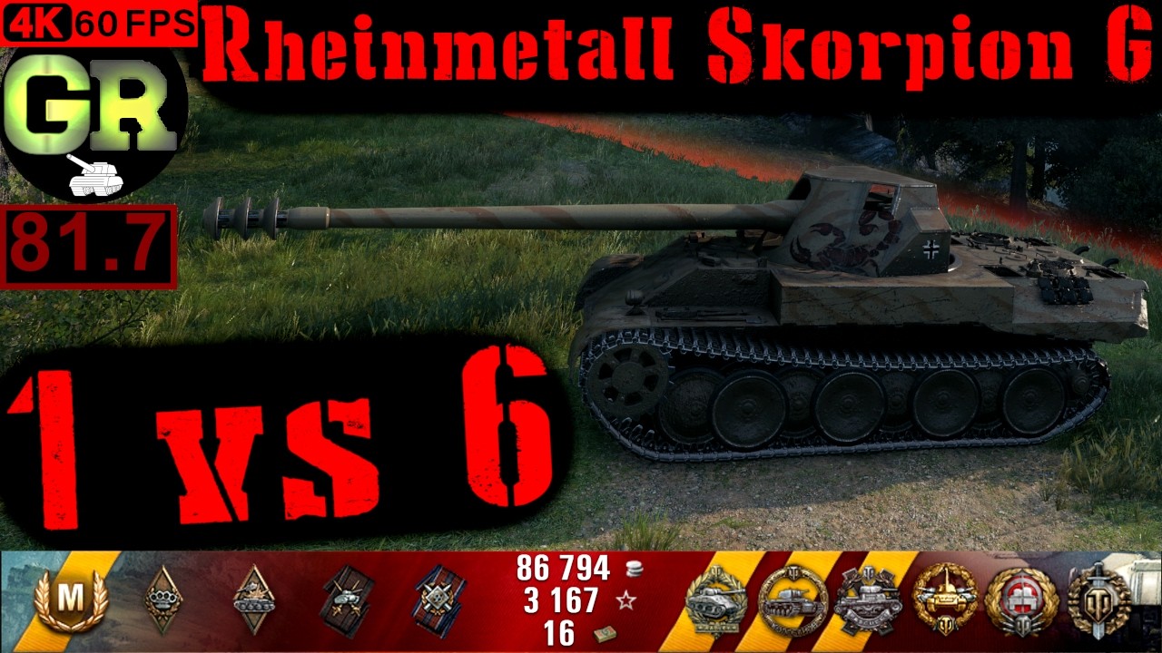 82_World of Tanks Rheinmetall Skorpion G WoT Replay - 9 Kills 5.5K DMG(Patch 1.4.0)