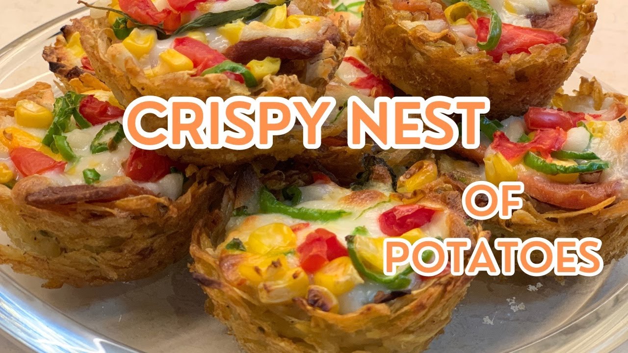 Culinary Canvas: Exploring the Artistry of Crispy Potato Nests.