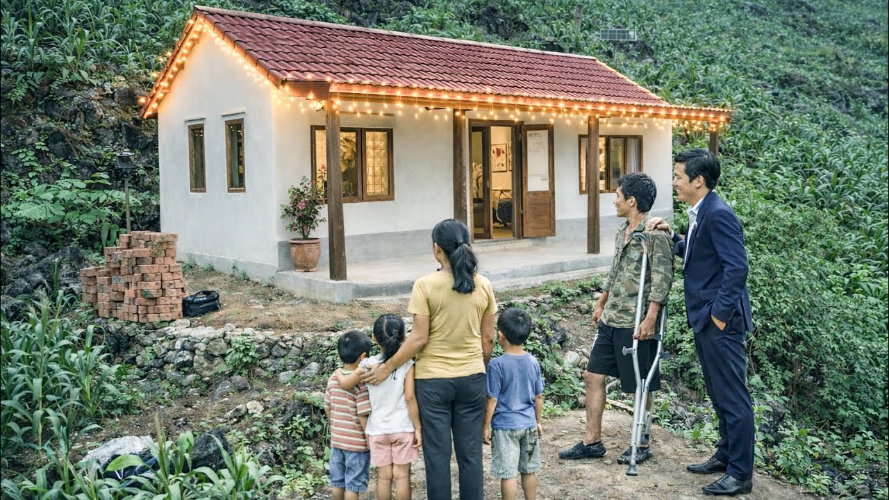 Single mother and her three children received help from a CEO to renovate their dilapidated house