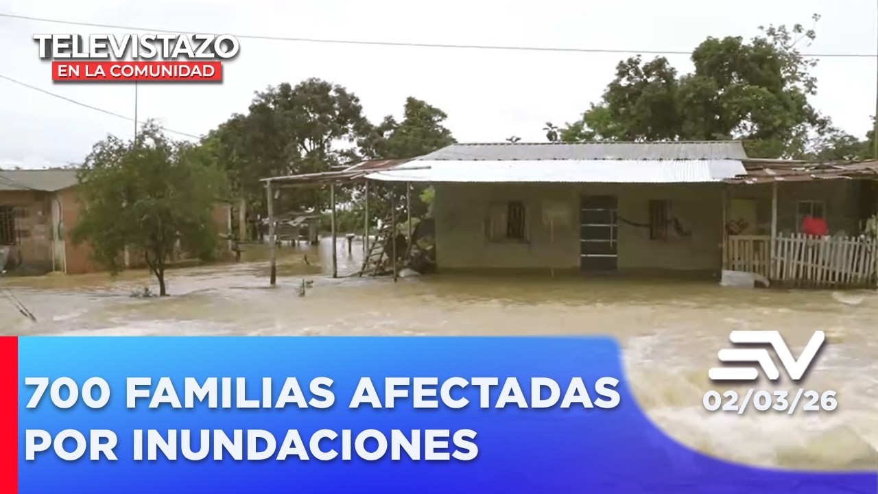 700 familias fueron afectadas por inundaciones | Televistazo Comunidad Guayaquil