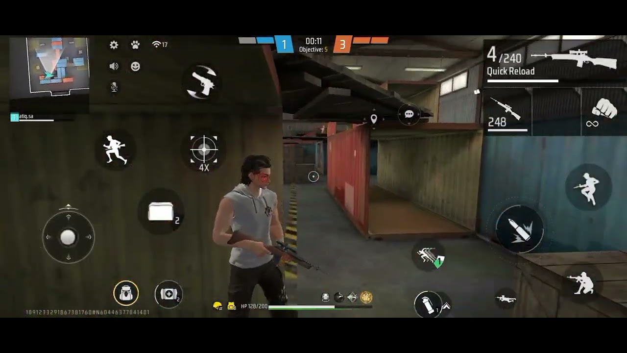 A new player gameplay 😅😅 Atiq.