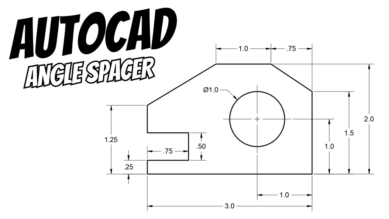 AUTOCAD ANGLE SPACER