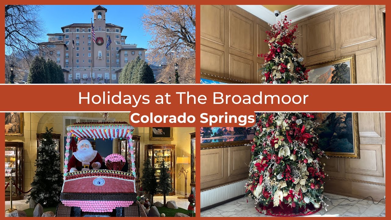 The Broadmoor Resort - Holiday Edition 🎄| Gingerbread Display | Decorations | A Colorado Springs Gem