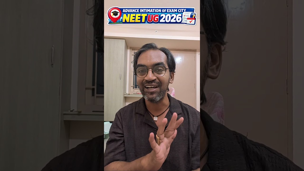 Advance City Intimation for NEET(UG) &ndash; 2026 #neetug2026 #neet2026