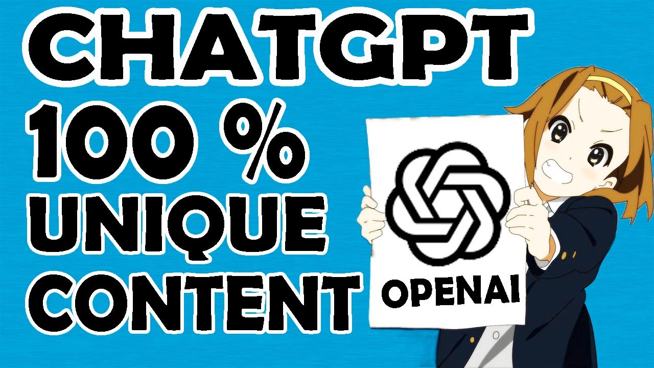 How to Create 100% Unique Content in ChatGPT?