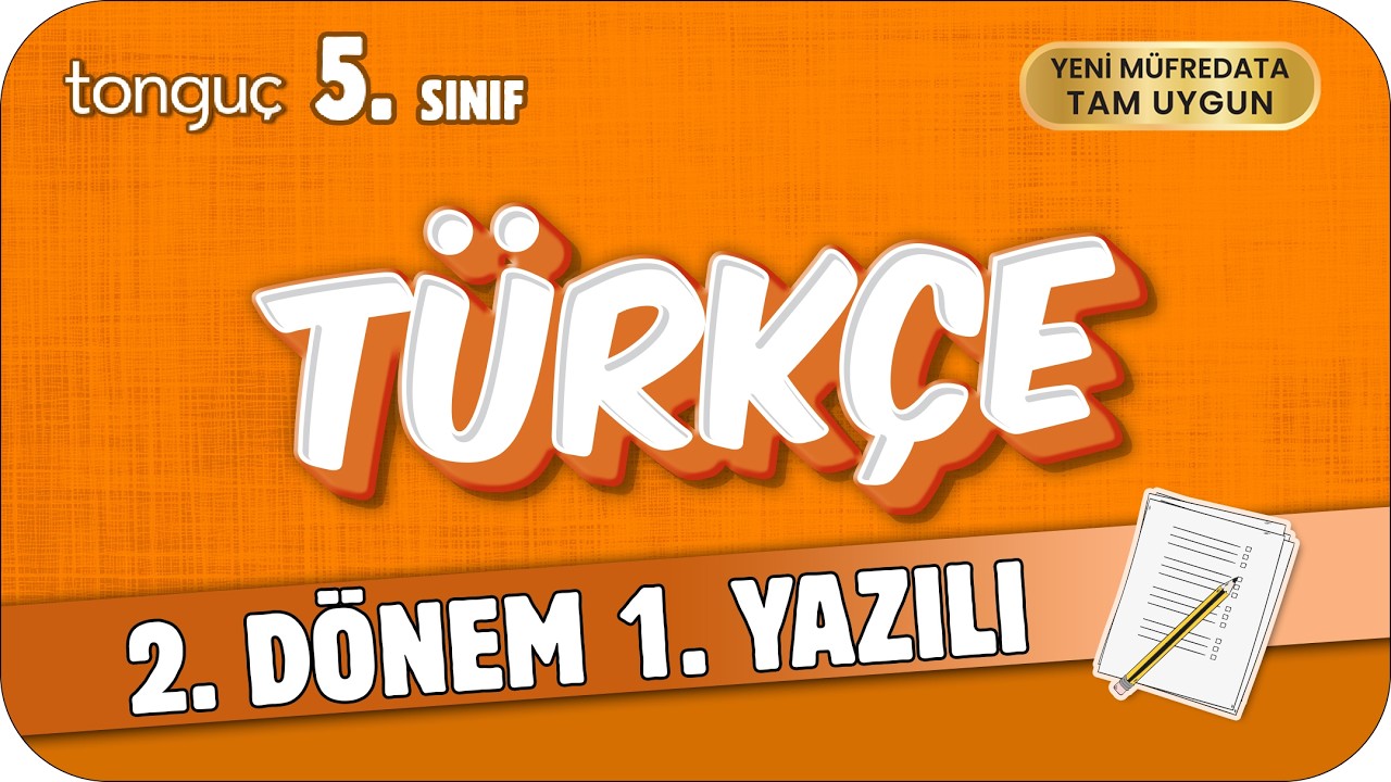 5. Sınıf T&uuml;rk&ccedil;e 2. D&ouml;nem 1. Yazılıya Hazırlık 📑  #5TURK2D1Y #2026