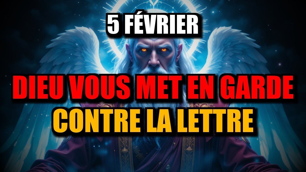 Élus Le 5 février, Dieu Vous Avertit Sur Quelqu'un en « J » – Attention !