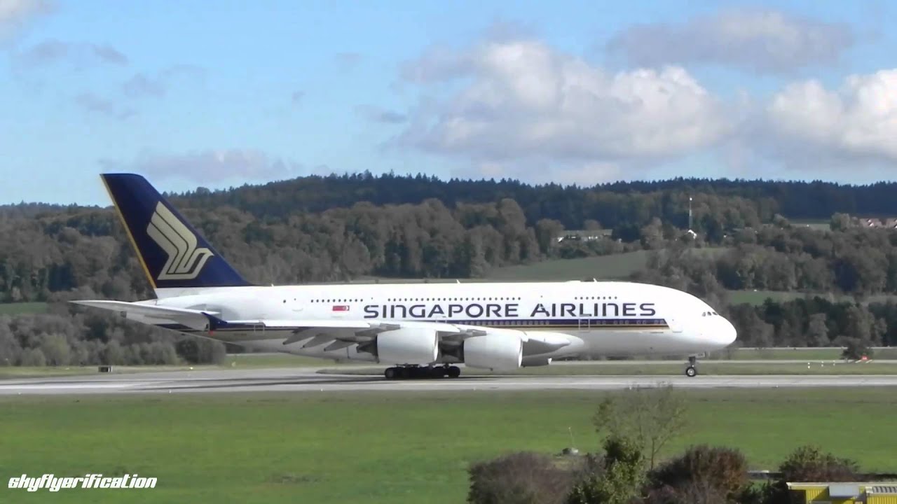 Singapore Airlines A380 LOUD Engine Spool Up