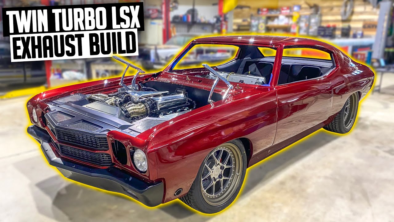 1000 HP Chevelle Custom Exhaust Build - Twin Turbo LSX Chevy Chevelle Ep. 19