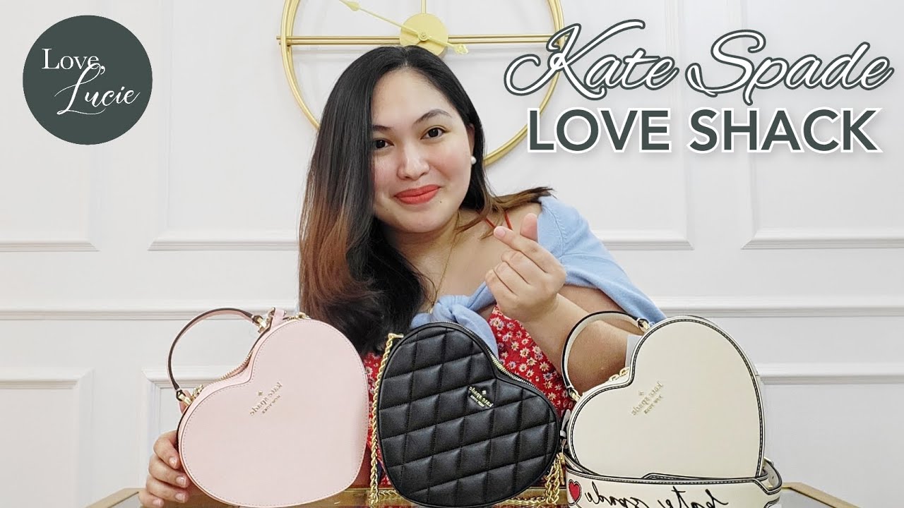 THE BAG REVIEW: KATE SPADE LOVE SHACK CROSSBODY IN CHALK PINK, NATALIA AND PARCHMENT | WHAT FITS