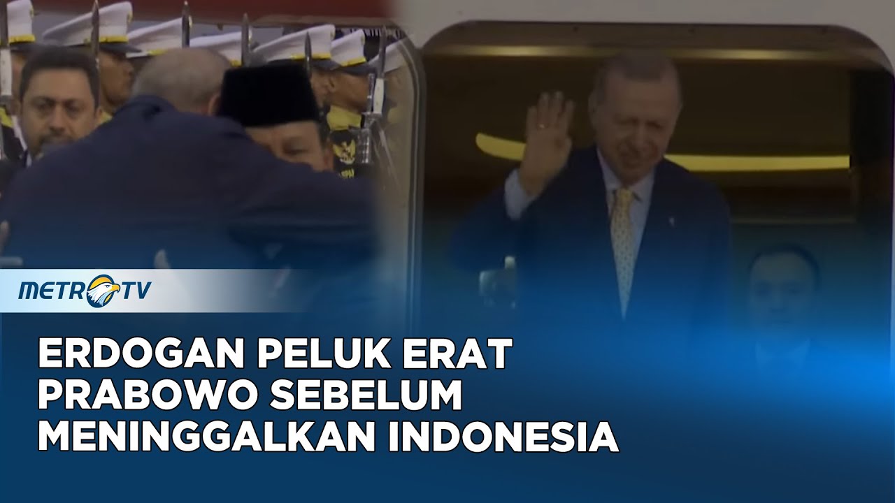 Momen Presiden Prabowo Antar Kepulangan Erdogan