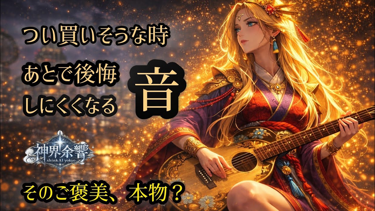 弁財天|私は都合のいい口座じゃない｜浪費を断つ音楽