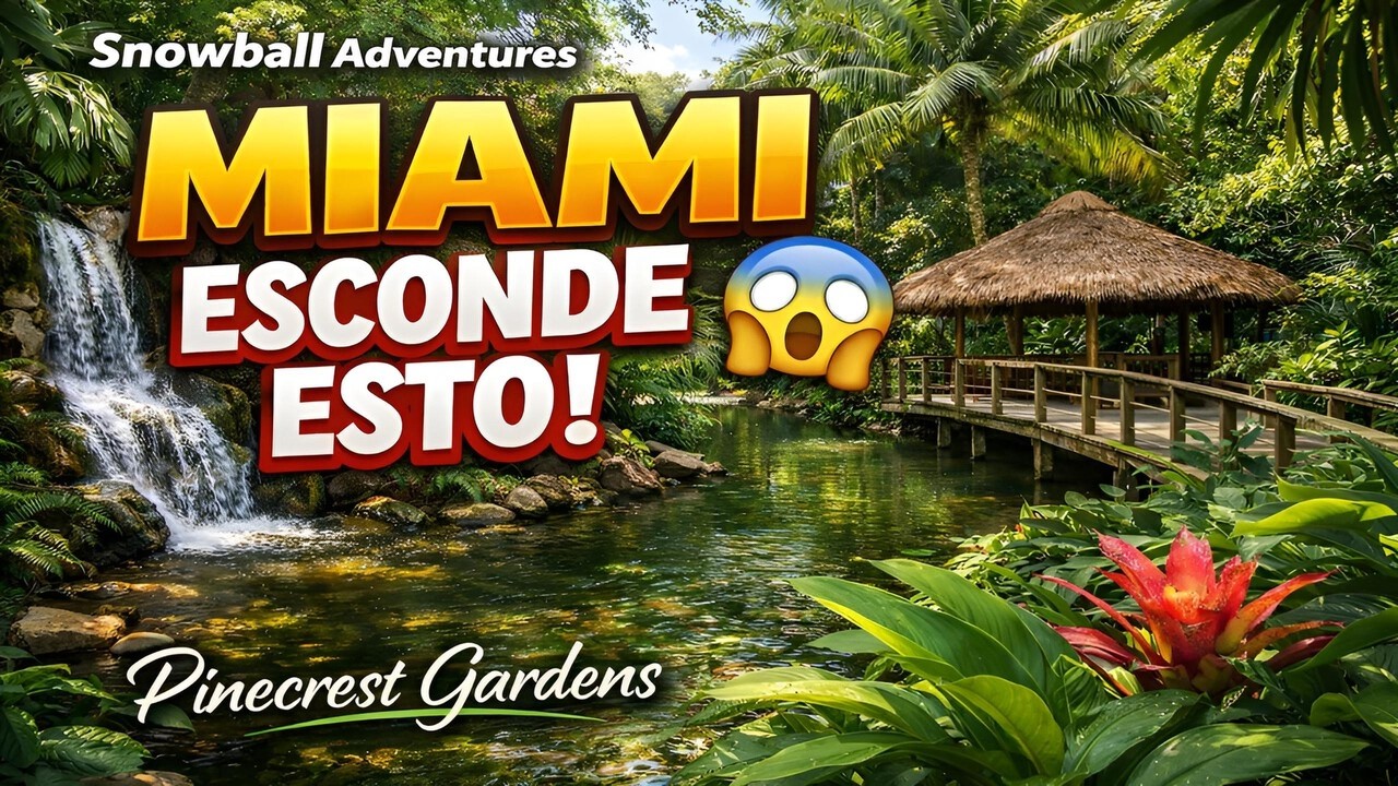 La JUNGLA secreta y más HERMOSA DE Miami