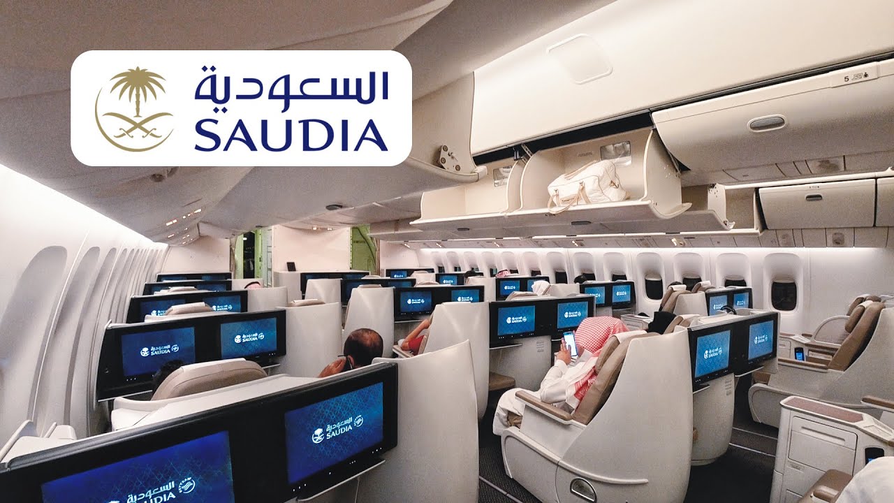 SAUDIA 777-300ER Business Class Madinah to Riyadh | الخطوط السعودية درجة الأعمال المدينة الرياض