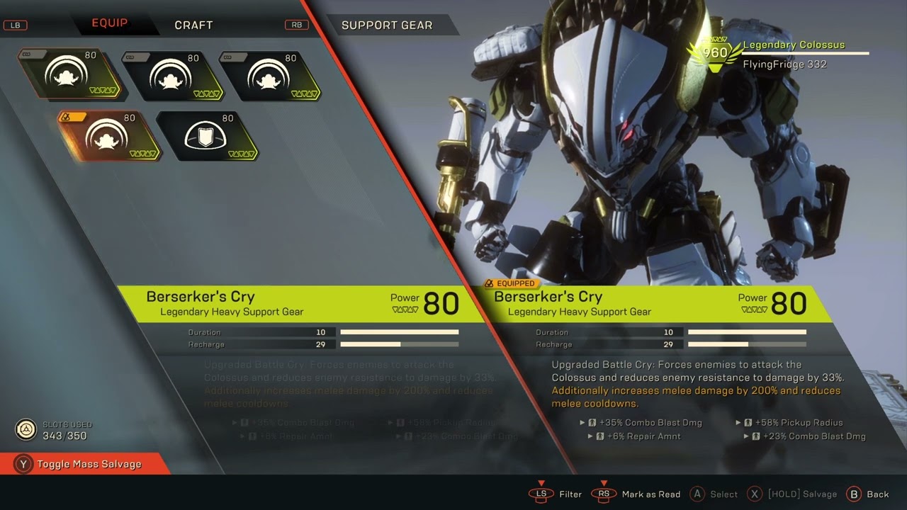 Anthem™ Combo Colossus Build