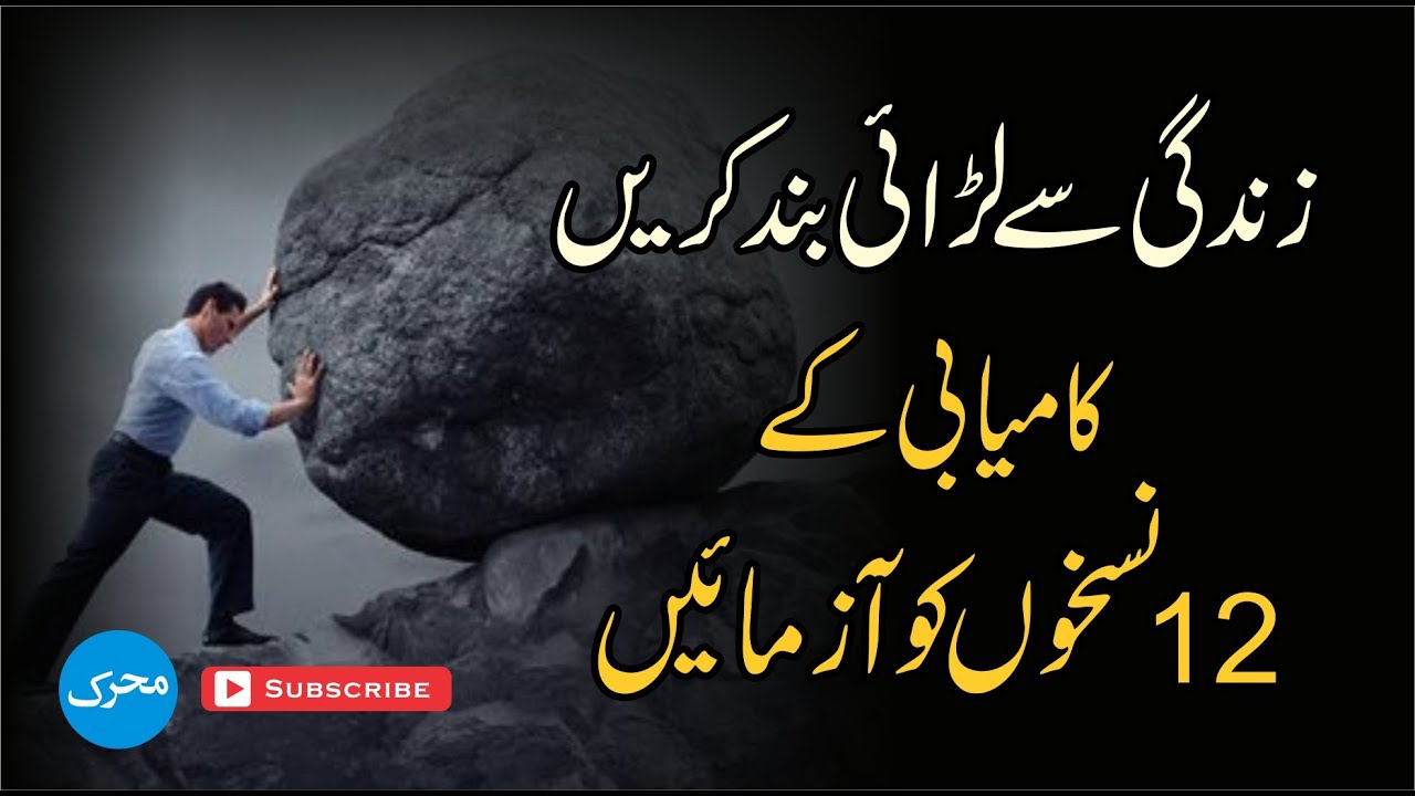 Stop Fighting Life ! Try These 12 Powerful Success Principles 🔥 زندگی سے لڑائی بند کریں #success