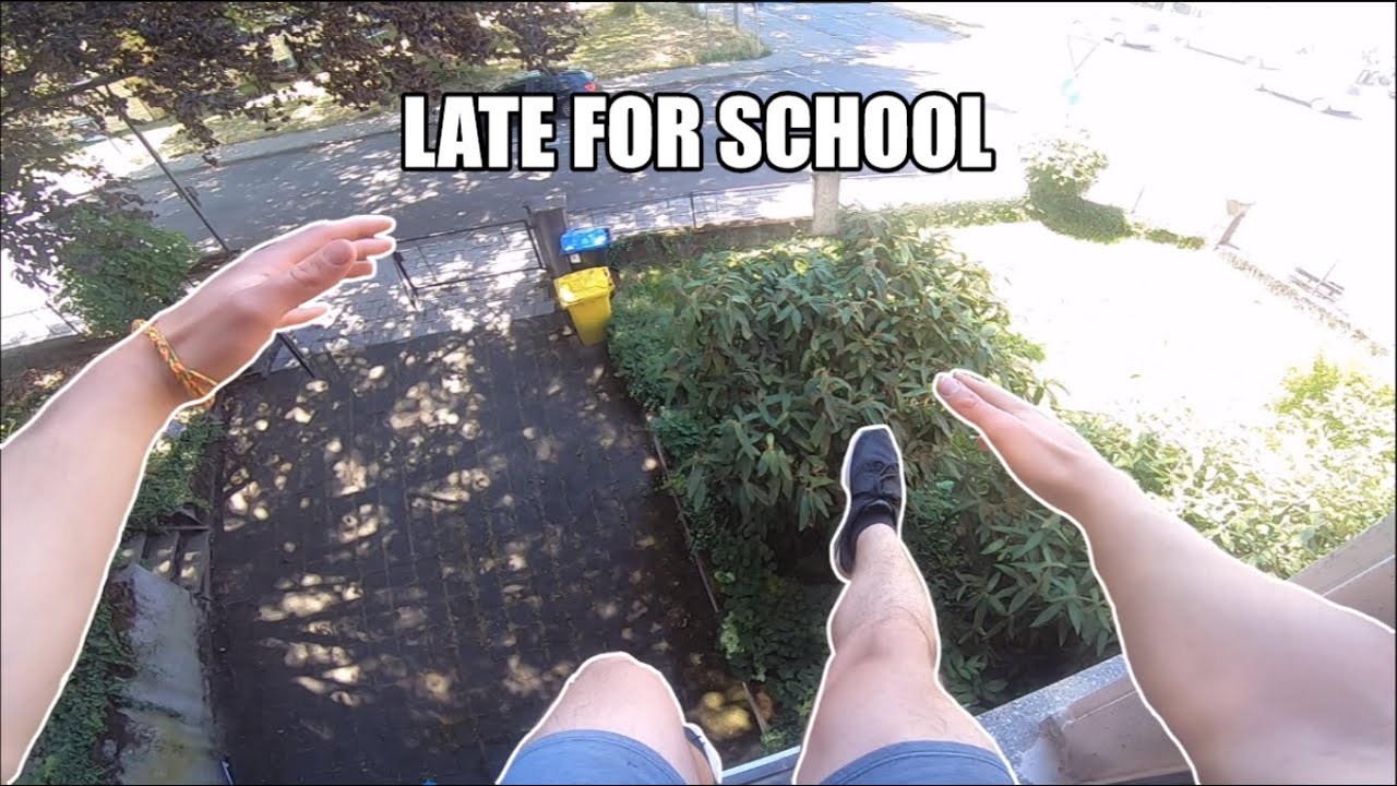 LATE FOR SCHOOL - Parkour POV | Part 2