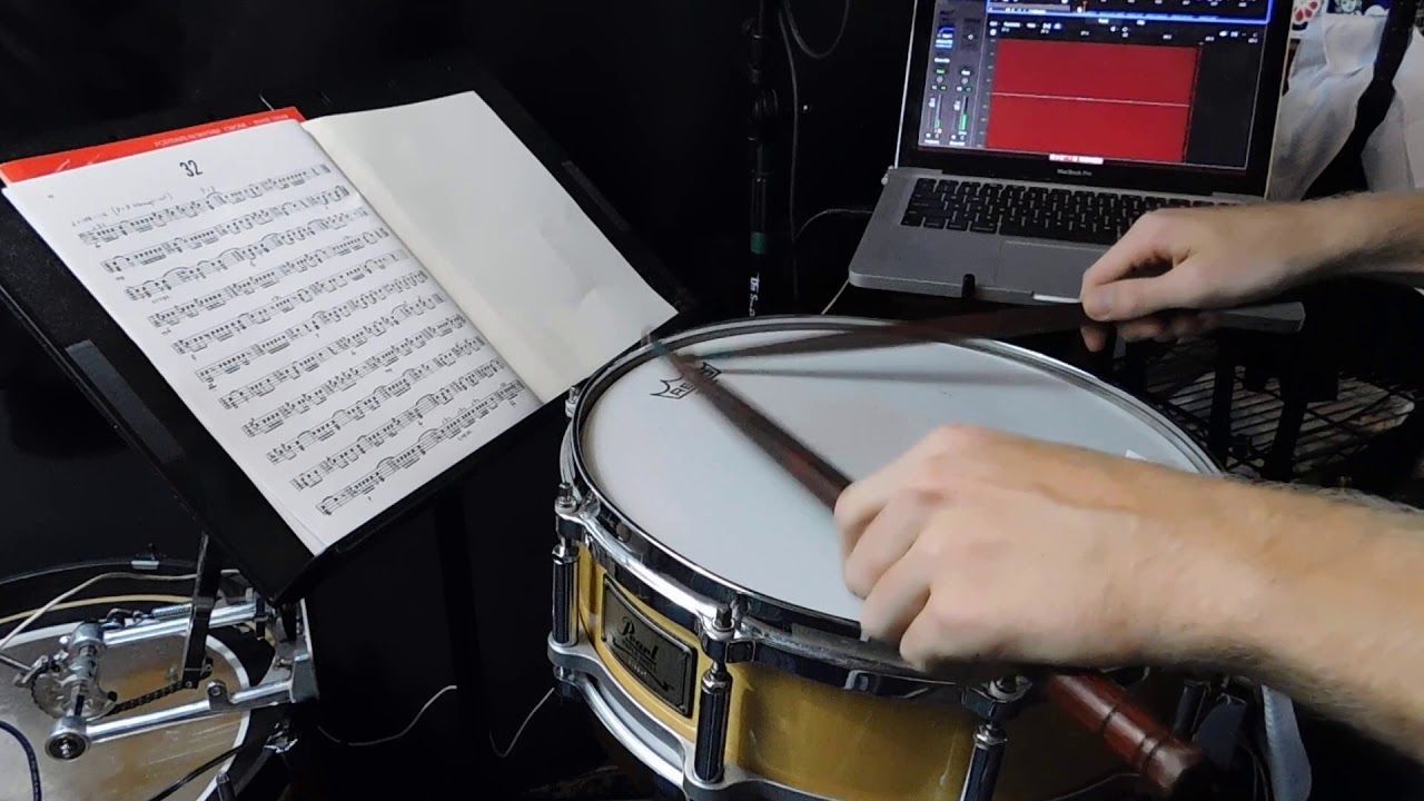Mitchell Peters Intermediate Snare Drum Studies Etude 32 116bpm