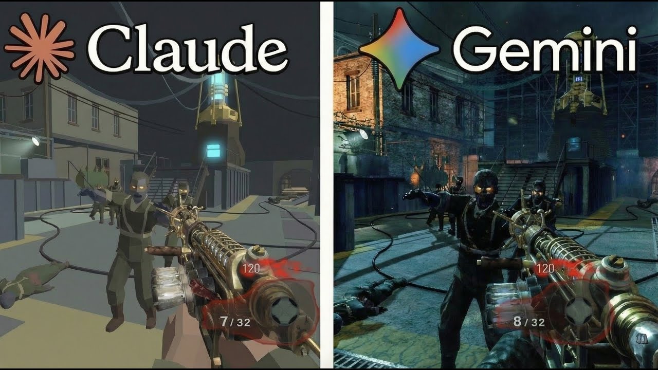 Claude AI vs Gemini Make Der Riese From Scratch