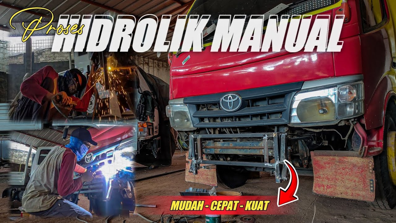 PEMBUATAN PANGKON/DUDUKAN HIDROLIK UNTUK BEMPER TRUK | JAGAPATI CREW