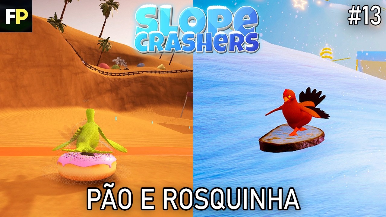 Slopecrashers - snowboard com donut e pão #13