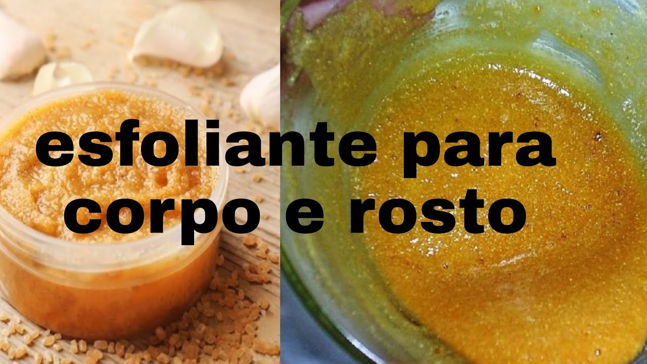 esfoliante caseiro para corpo e rosto