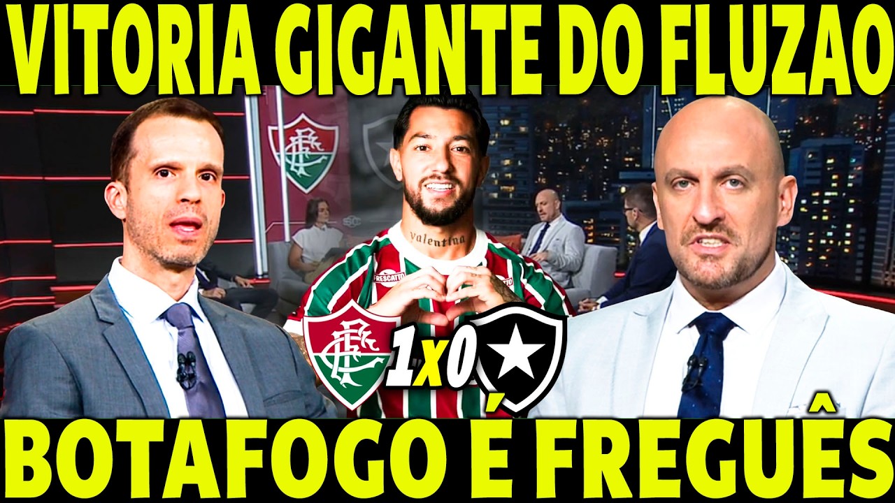 FLUZÃO É PAI DO BOATFOGO! GRANDE VITÓRIA DO FLUMINENSE!  PÓS JOGO FLUMINENSE X BOTAFOGO!