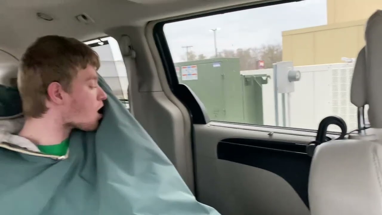 Sam headed to doctors & then DQ drive-thru for supper in the van​⁠ @onthatnote
