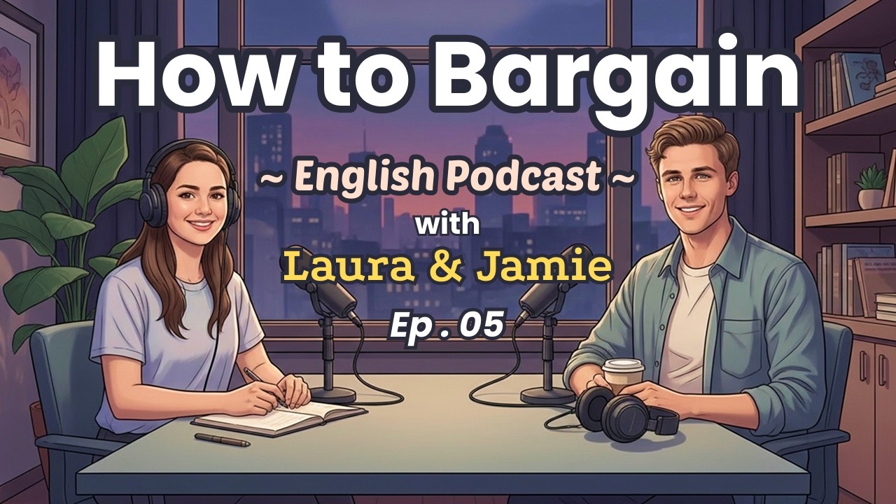 How to Bargain at the Market in English | Real-Life English Phrases (English Podcast)