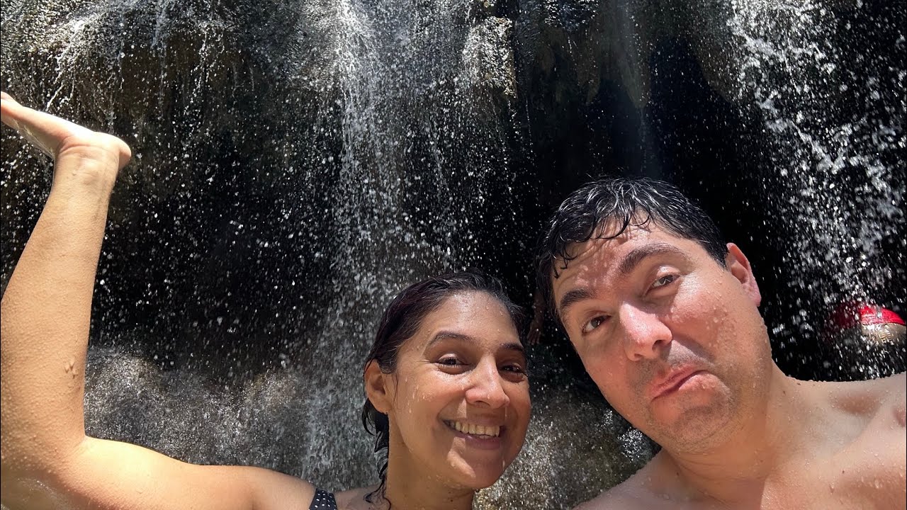 Cascadas de agua caliente y fria en El Estor, Izabal Finca El Paraiso