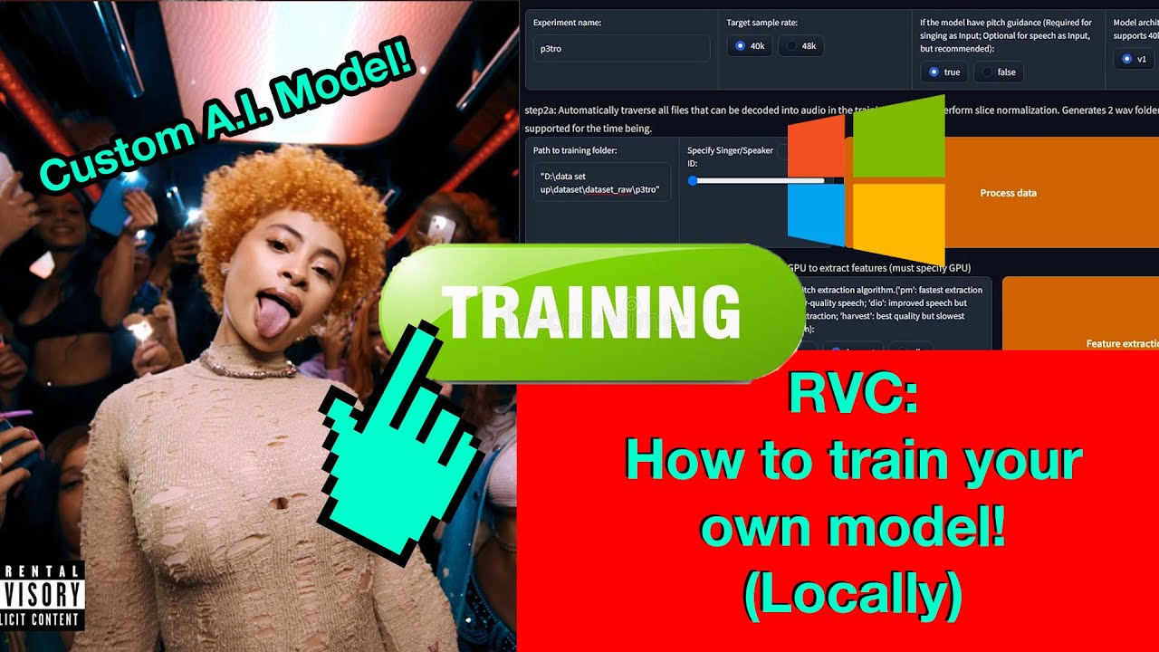 RVC: Local Training Tutorial (How to make your own custom vocal a.i.)