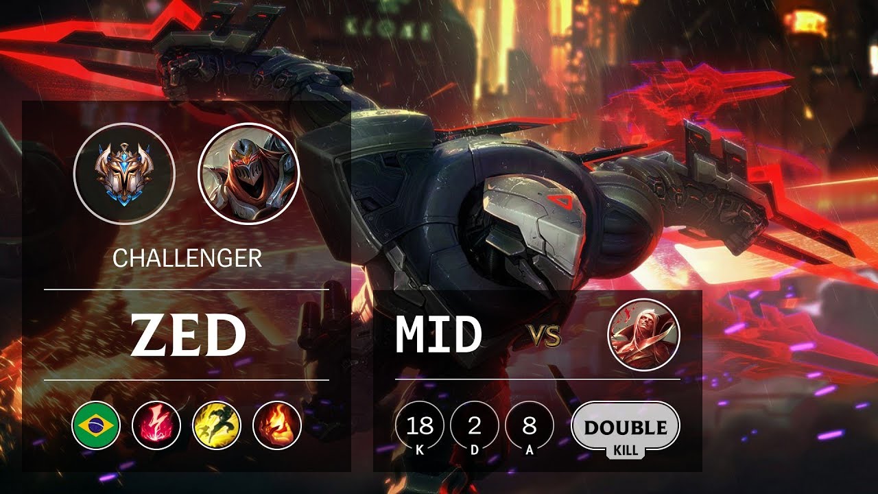 Zed Mid vs Vladimir - BR Challenger Patch 9.17