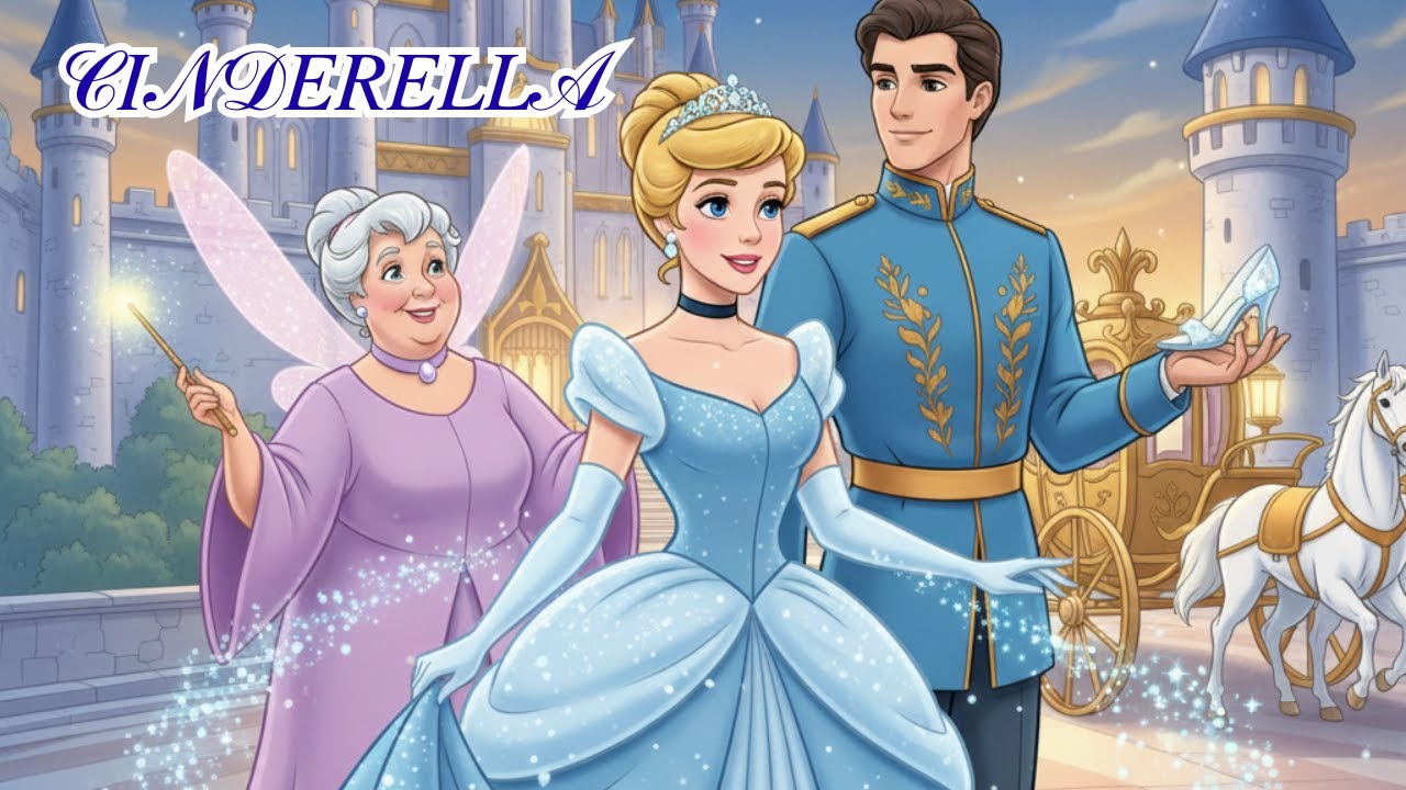 The Cinderella Story | A Magical Love Story | Fairy Tale Animation | Glass Slipper Story #cinderella