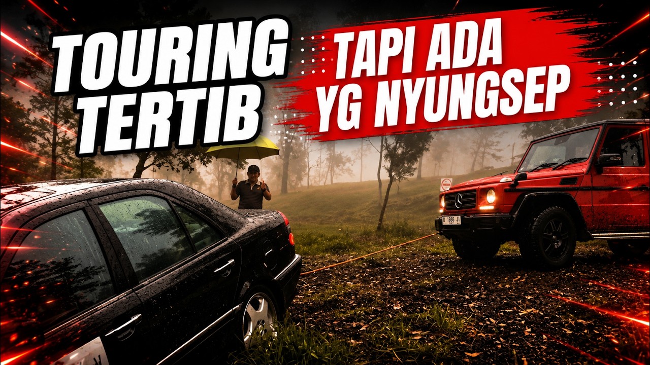 Konvoi Mercedes-Benz W202 Club Indonesia: Touring Rapi, Tapi Endingnya Bikin Panik!
