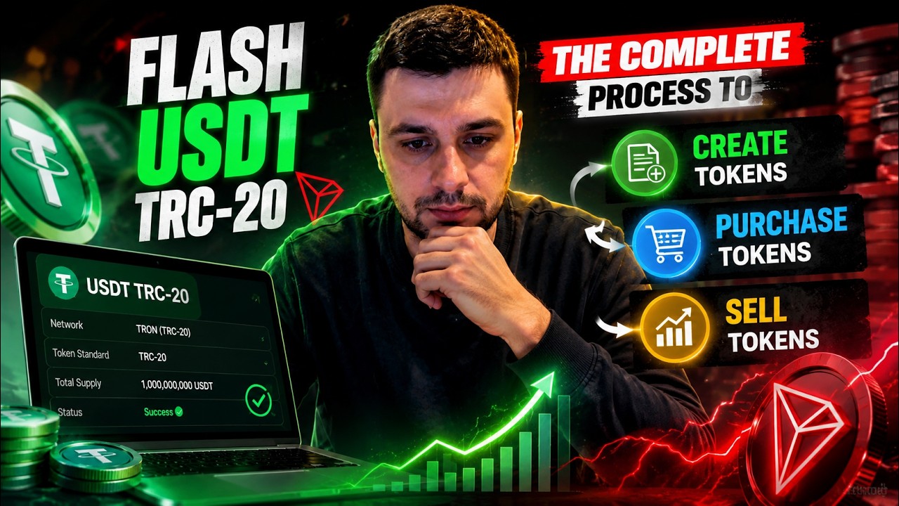 📈 Flash USDT TRC-20: The Complete Process to Create, Purchase and Sell Tokens 📈