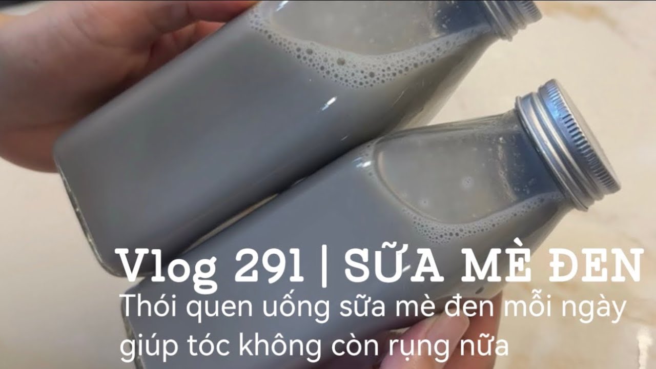 Vlog 291 | Sữa hạt mè đen giúp tóc chắc khỏe ít gãy rụng | vợ việt chồng Singapore 