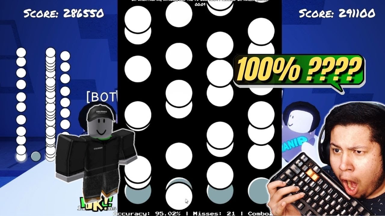I used 100% of my POWER against the BOT but... ( ROBLOX FNF)