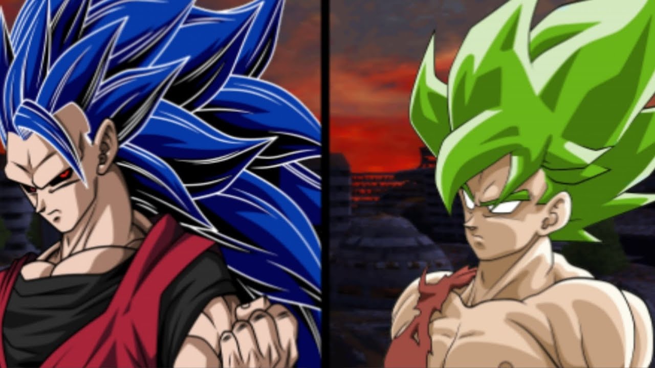 Goku ssj7 vs goku lendário 