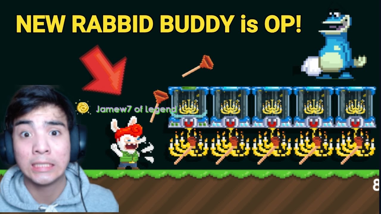 a NEW Rabbid Buddy is Op Than RAYMAN!? 🤑 - Growtopia