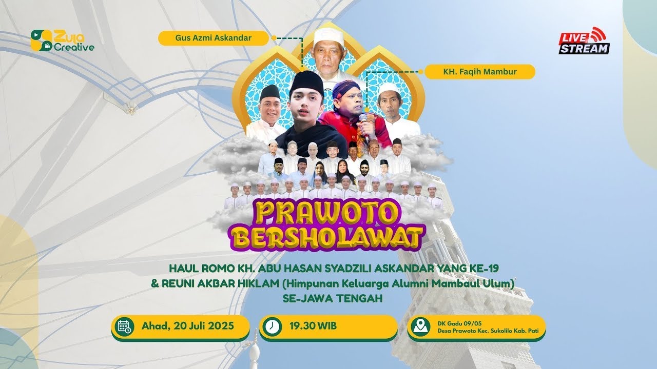 LIVE 🔴 PRAWOTO BERSHOLAWAT BERSAMA GUS AZMI ASKANDARA