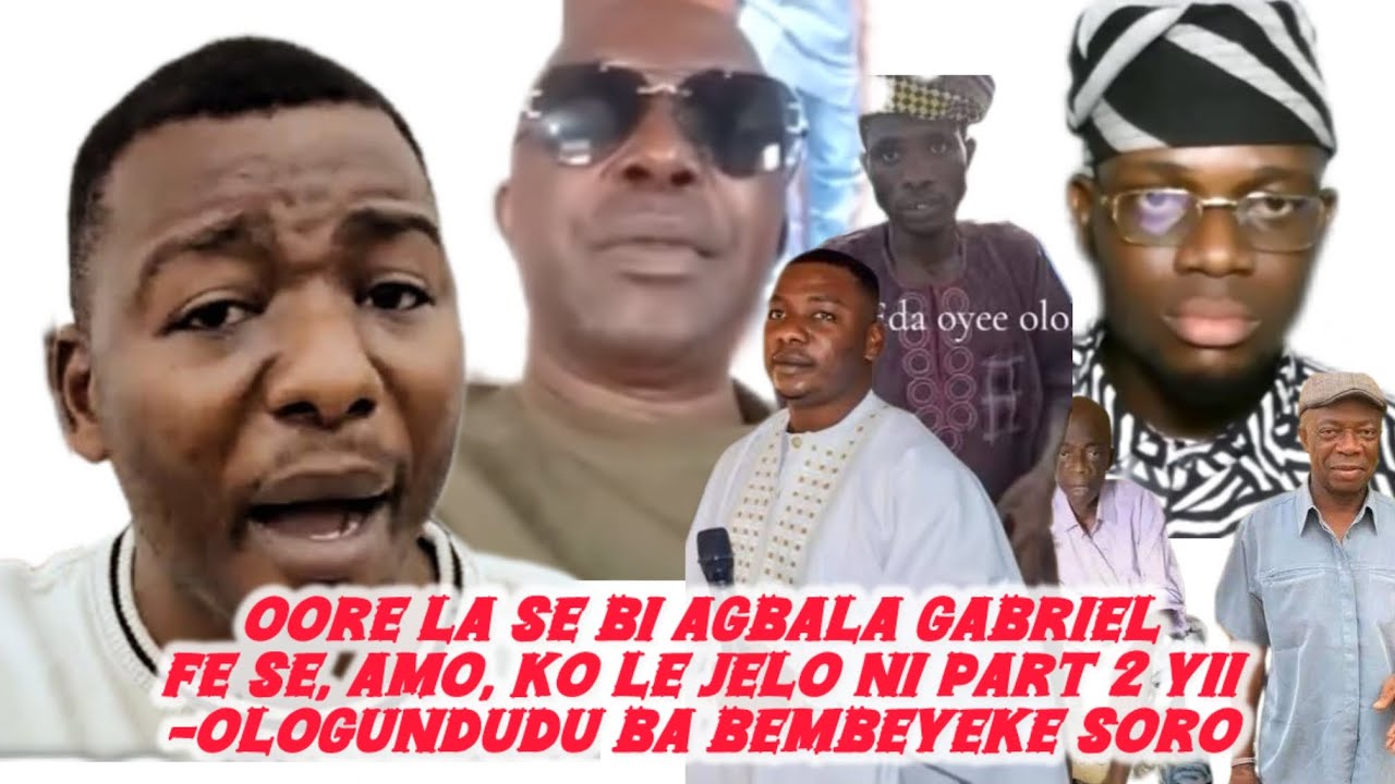 Agogo ni Agbala Gabriel n lu le awon eeyan kan lori lati fi gba itore Aanu -Kunle Ologundudu