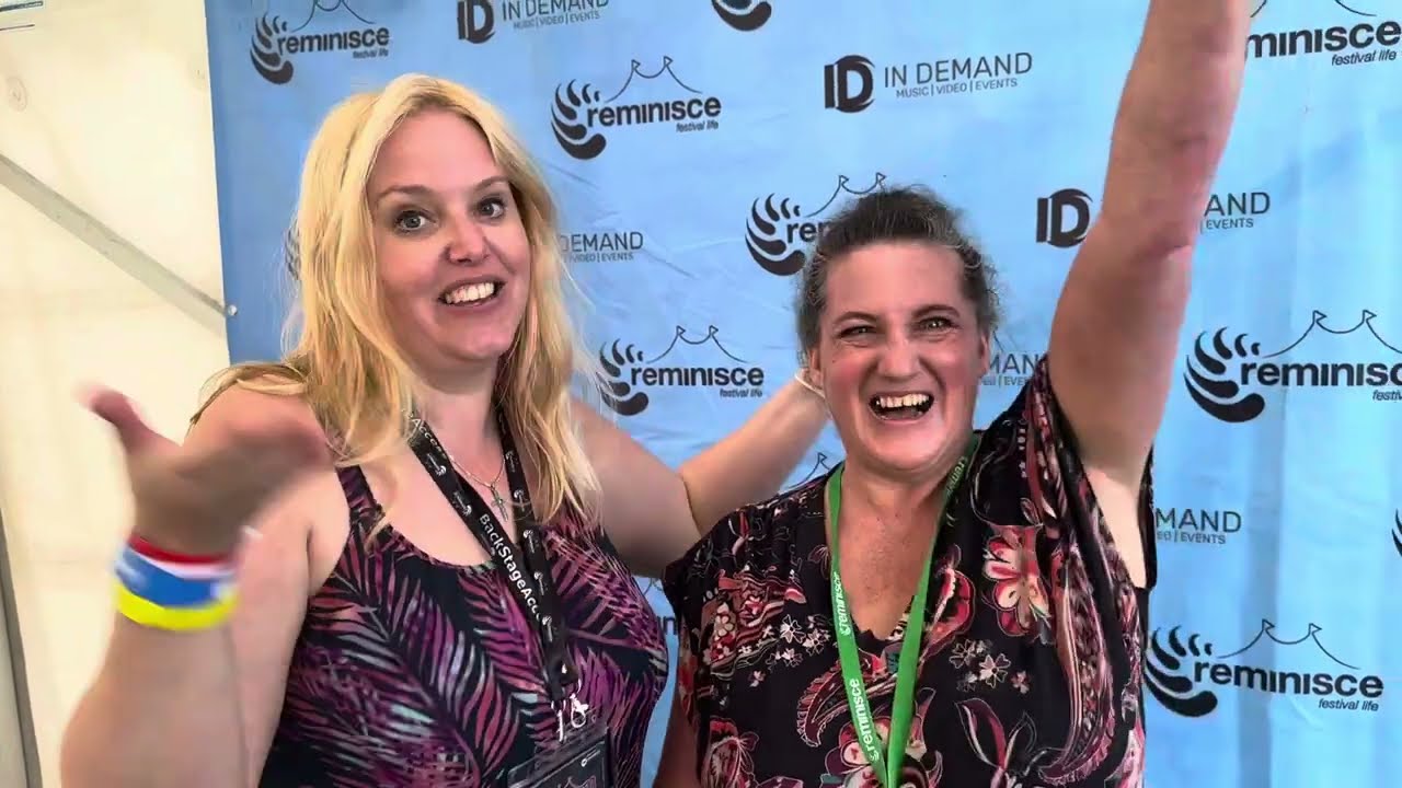 Backstage with Oceanic at Reminisce Festival, St Helens 2023