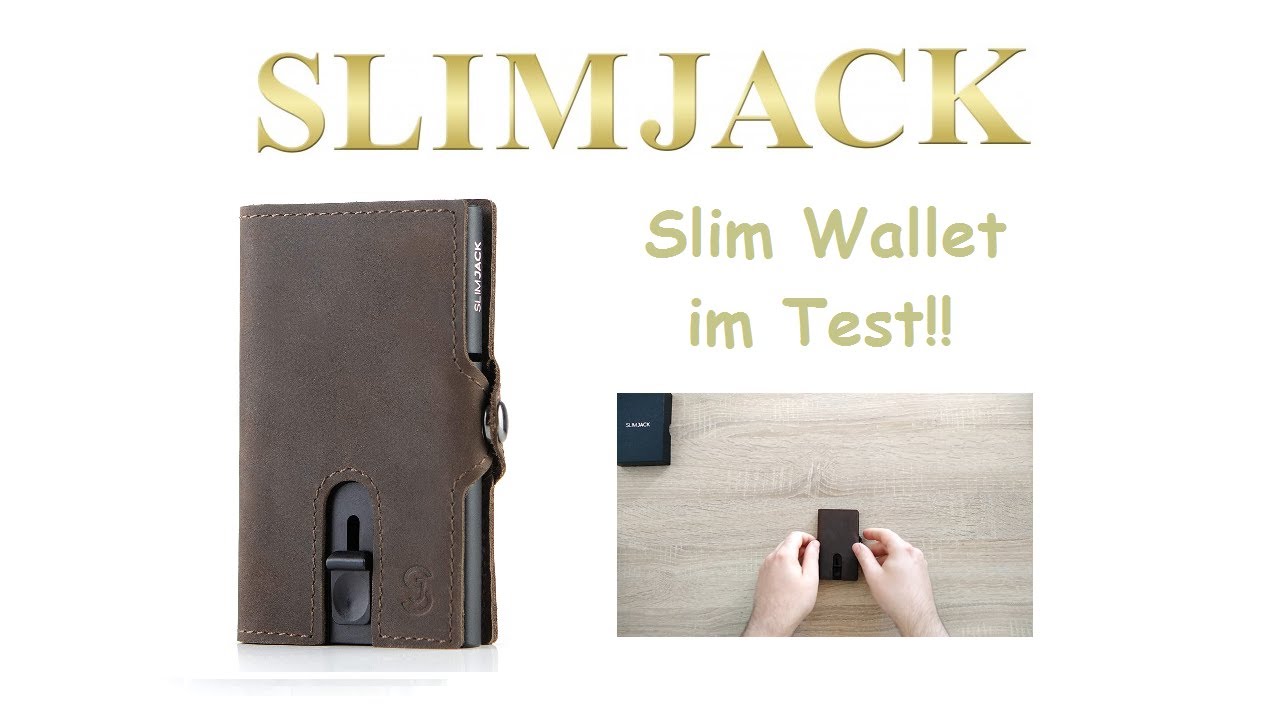 SlimJack Slim Wallet im Test!! Kreditkartenetui mit RFID-Schutz | Smart Wallet mit M&uuml;nzfach | EDC