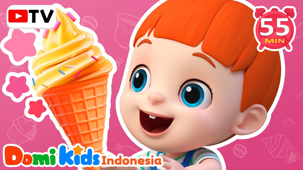 Lagu Es Krim 🍦 Rasa Manis dan Menyenangkan! | Kumpulan Lagu Anak Indonesia | Domi Kids