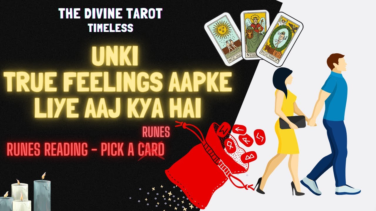 ❤️UNKI AAJ KI TRUE FEELINGS AAPKE LIYE - PICK A RUNES | HINDI TAROT READING❤️ Timeless Runes Reading