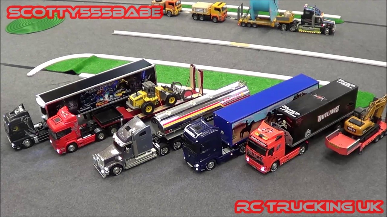 RC TRUCKS @ LEYLAND May 2017 - TAMIYA RC SEMI TRUCKS WEDICO