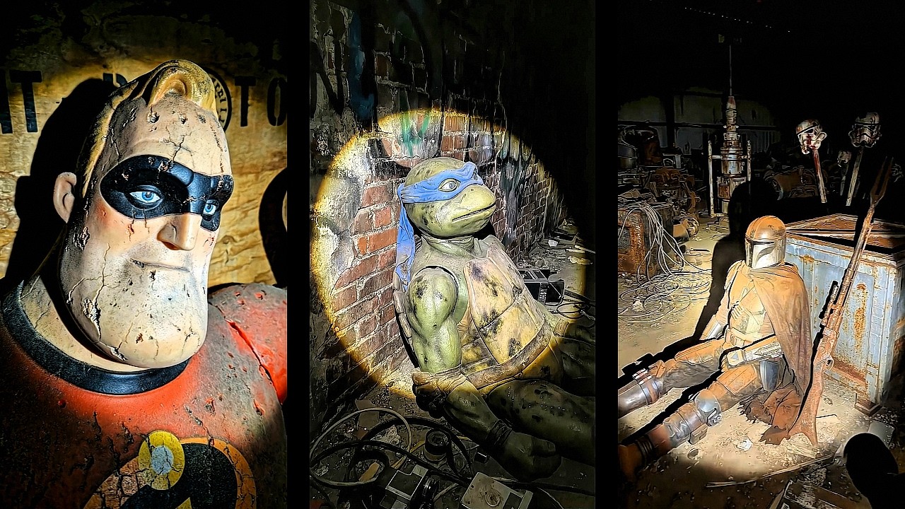Abandoned Toys - The Incredibles, Ninja Turtles, Star Wars