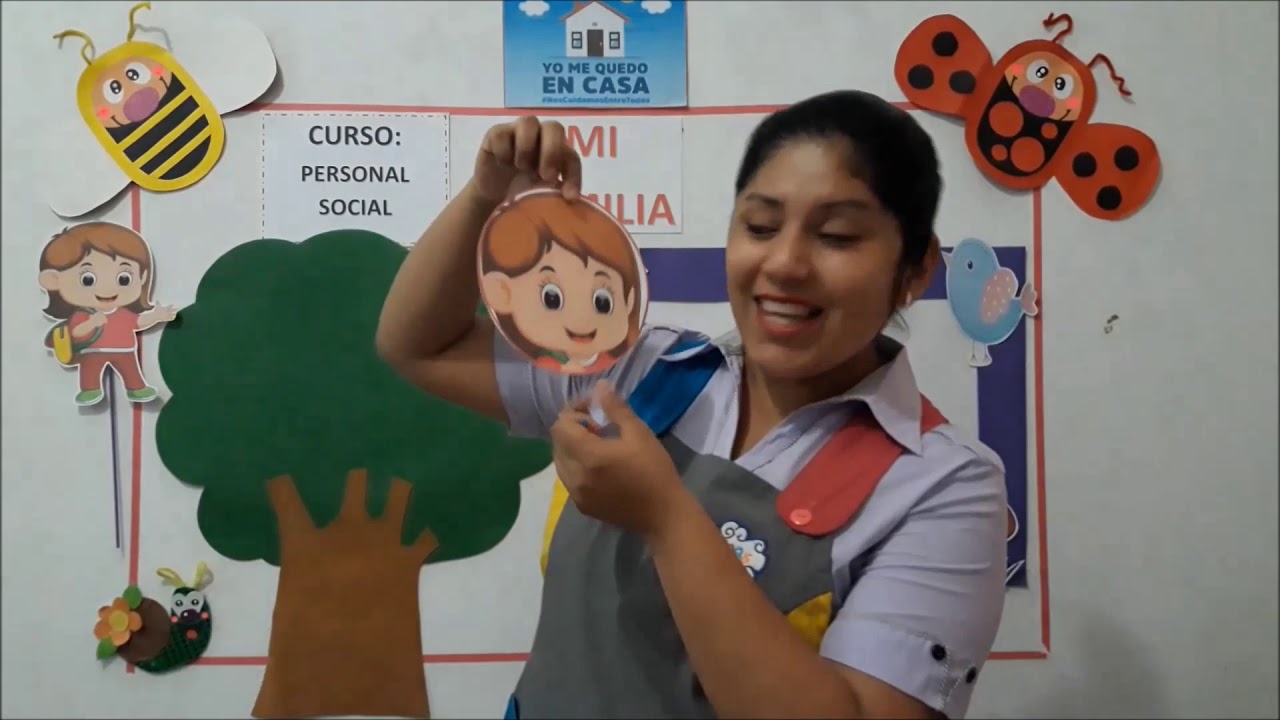 MI FAMILIA, para niños de 3 años, nivel inicial