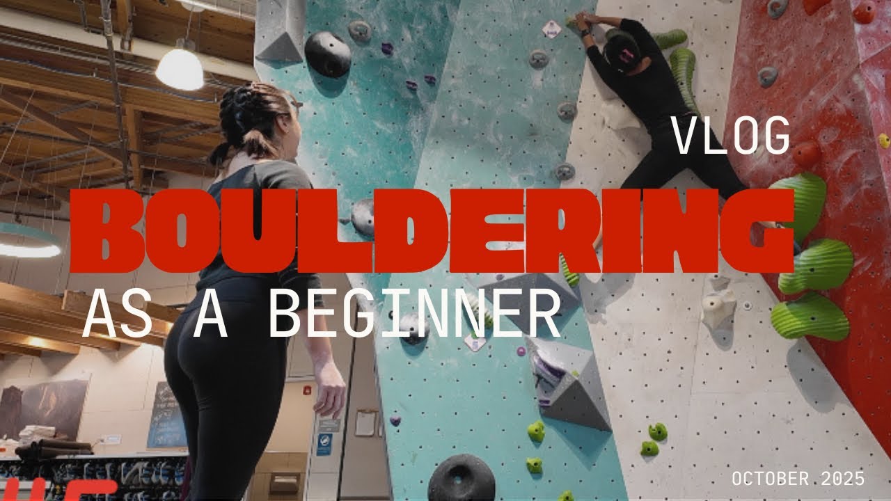 Bouldering as a noob : Climbing Vlog