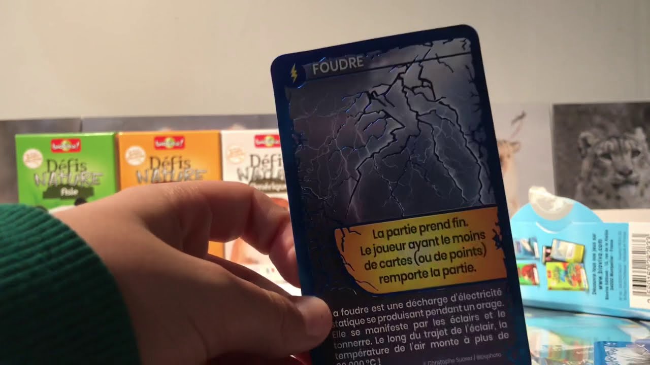 Cartes collectors Défis Nature + énigmes